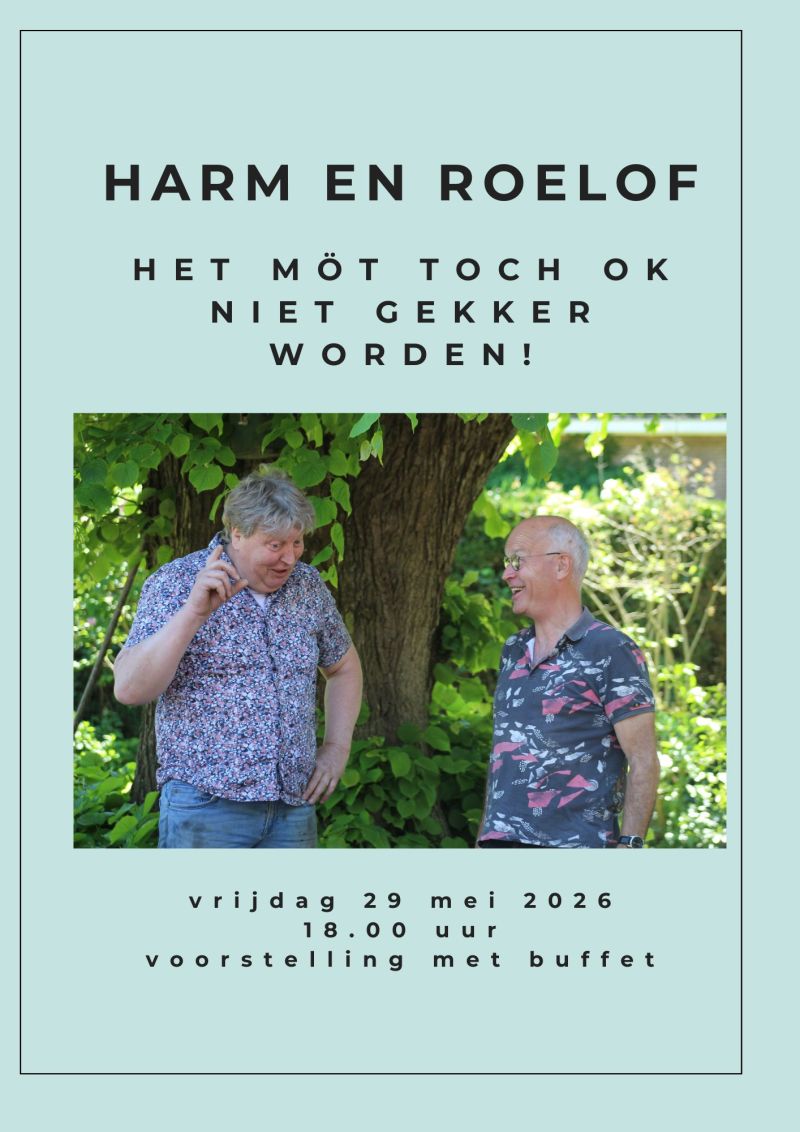 UITVERKOCHT / Harm en Roelof